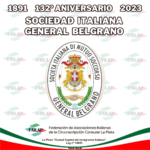 132º Aniversario de la Sociedad Italiana de General Belgrano